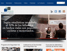 Tablet Screenshot of fundacionseguroscaracas.org